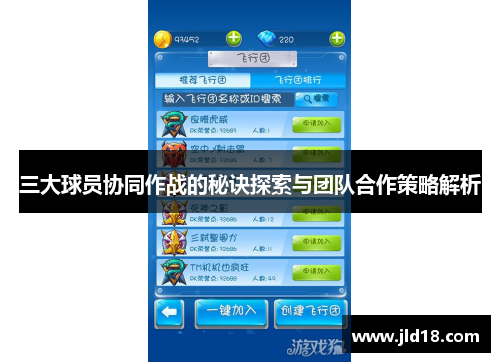 三大球员协同作战的秘诀探索与团队合作策略解析