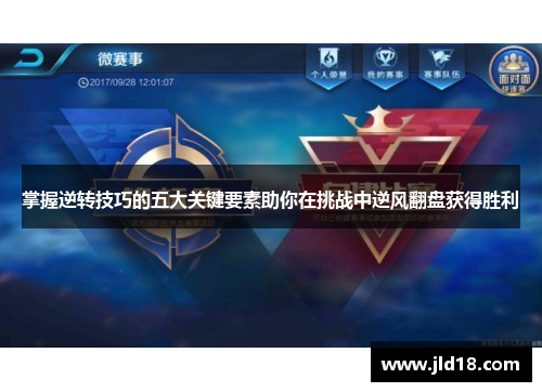 掌握逆转技巧的五大关键要素助你在挑战中逆风翻盘获得胜利